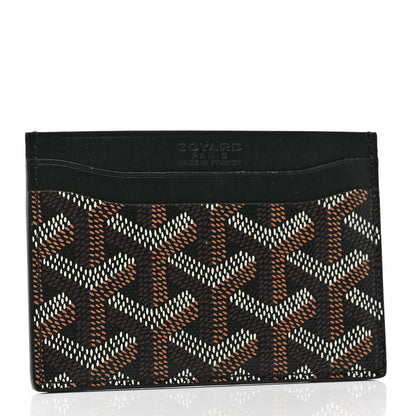 Goyard Goyardine Saint Sulpice Card Holder Black 3 of 7