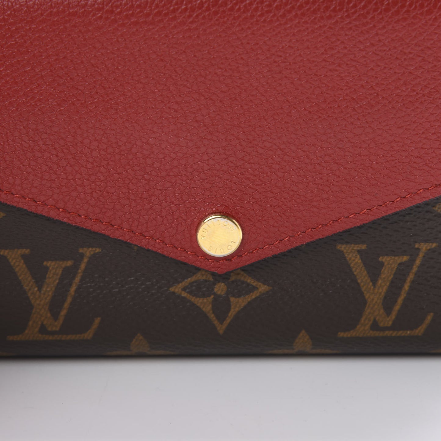 Monogram Pallas Compact Wallet Cherry