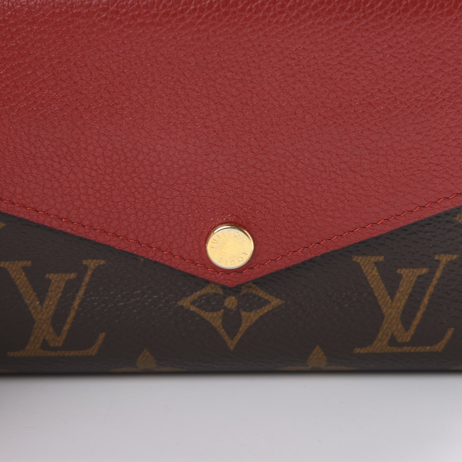 Louis Vuitton Monogram Pallas Compact Wallet Cherry 8 of 10