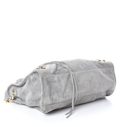 Balenciaga Baby Daim Suede Gold Metallic Edge Hardware S City Gris 4 of 9