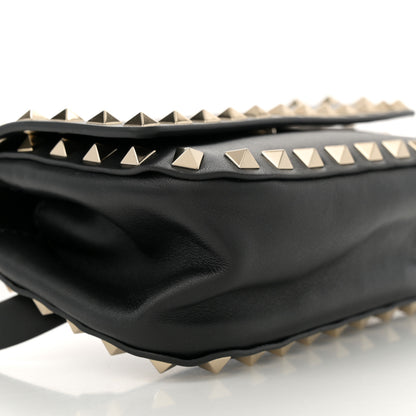 Valentino Garavani Vitello Rockstud Belt Bag Black 9 of 11