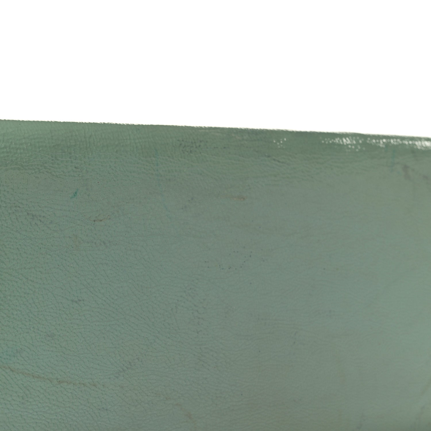 Saint Laurent Textured Patent Monogram Large Belle De Jour Clutch Turquoise 13 of 15
