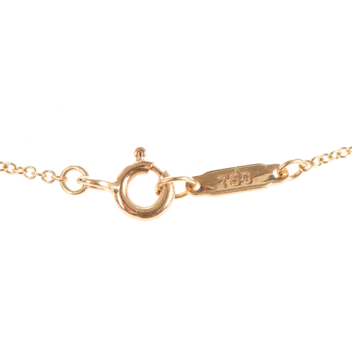 18K Yellow Gold Pearl Diamond Pendant Necklace