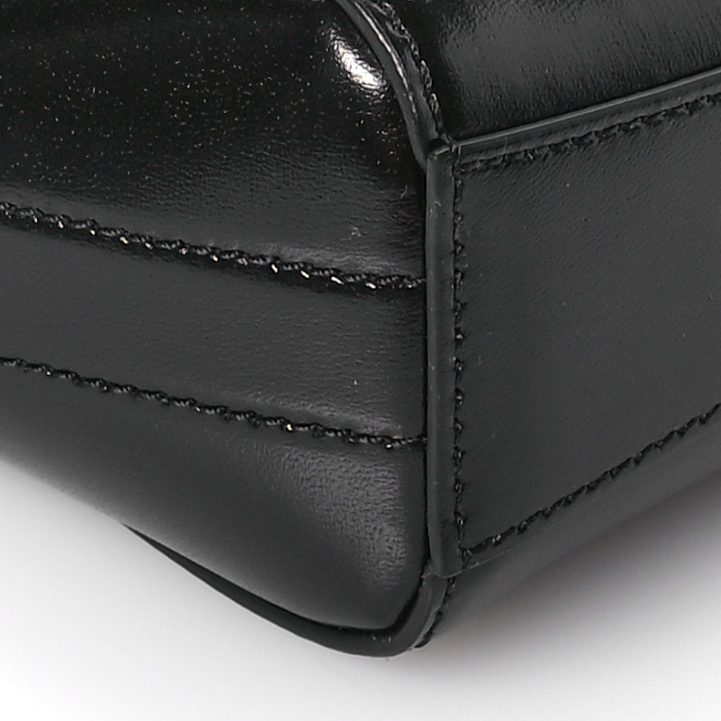 X CHITO Box Calfskin 4G Printed XS Graffiti Antigona Black White