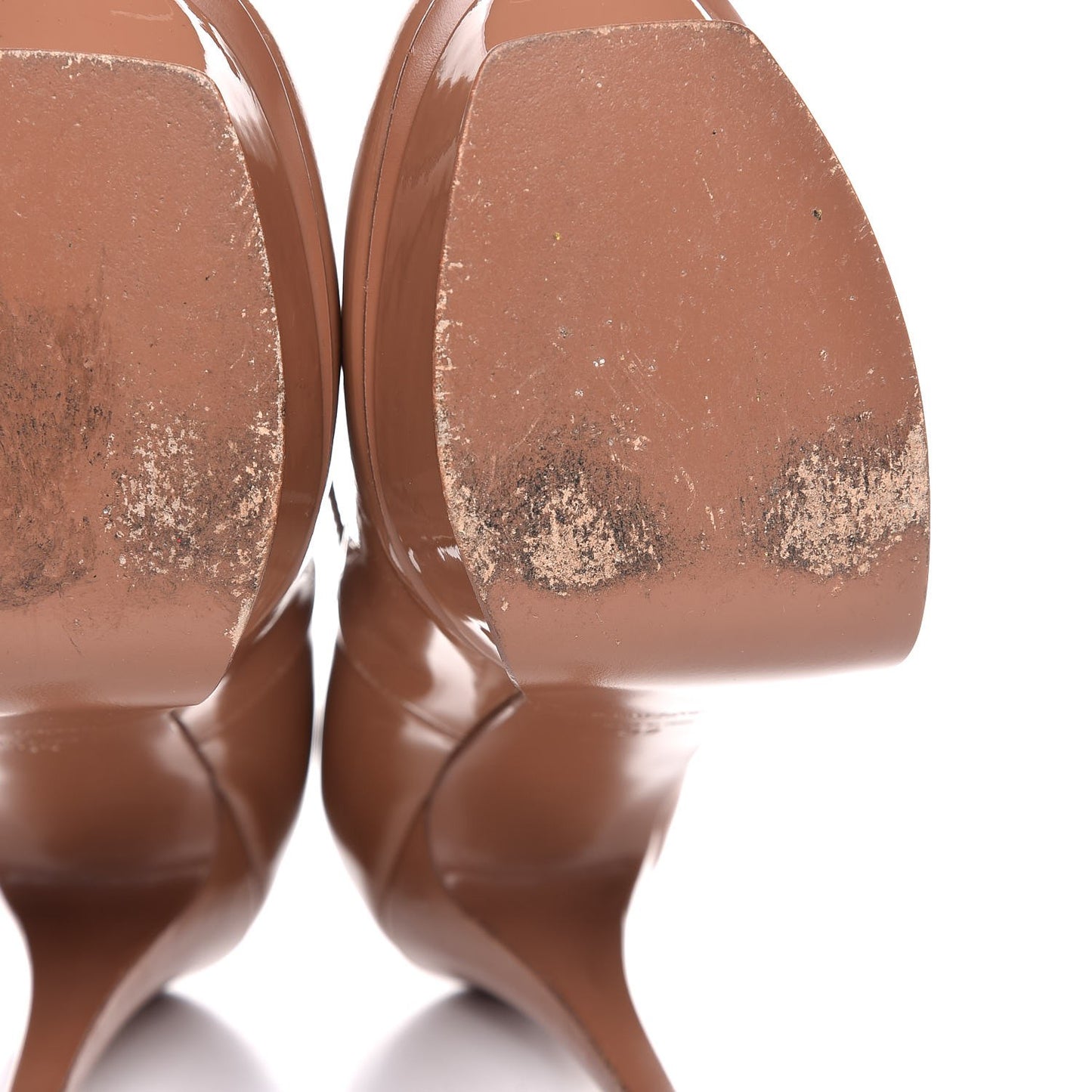 Patent Tribtoo Platform Mary Jane T-Strap Pumps 39 Nude