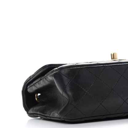 Chanel Lambskin Quilted Mini Rectangular Flap Black 8 of 10