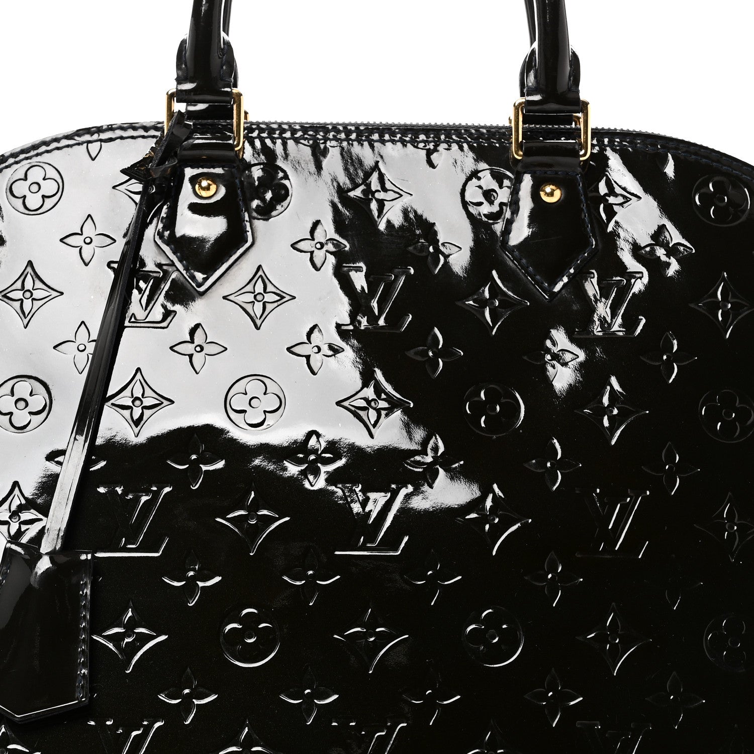 Louis Vuitton Vernis Alma GM Blue Nuit 7 of 10