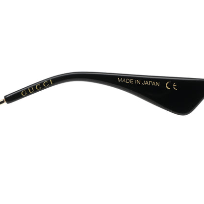 Gucci Metal Rectangular Frame Sunglasses GG0414S Gold Multicolor 6 of 7