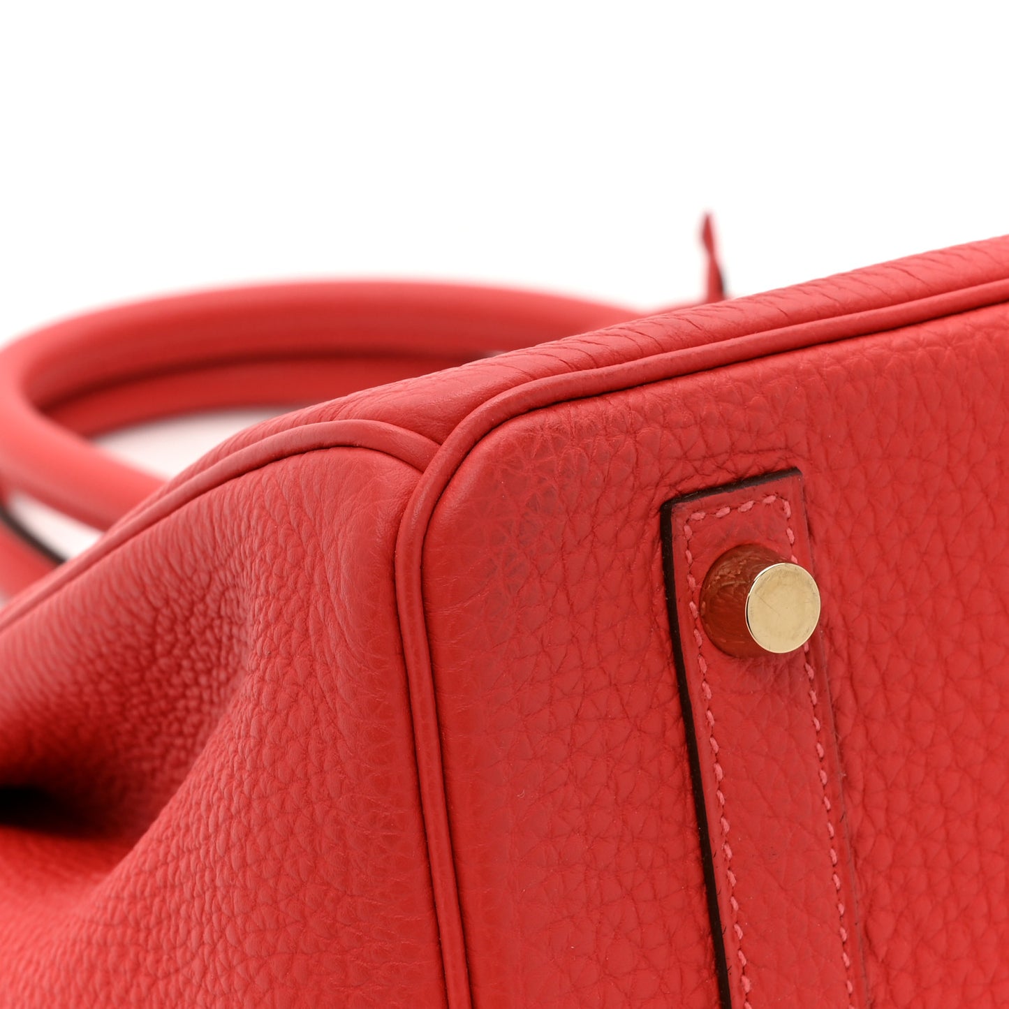 Togo Birkin 30 Rouge Pivoine