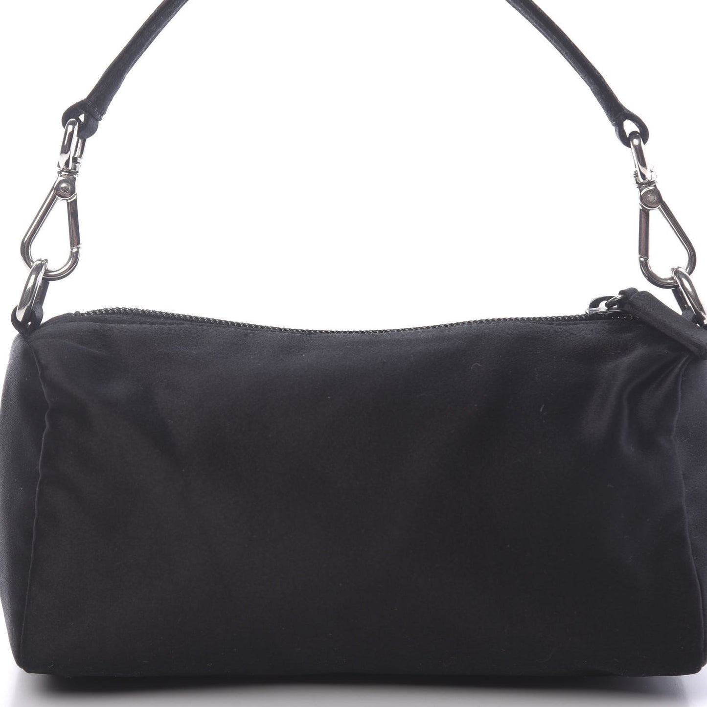 Satin Raso Shoulder Bag Black