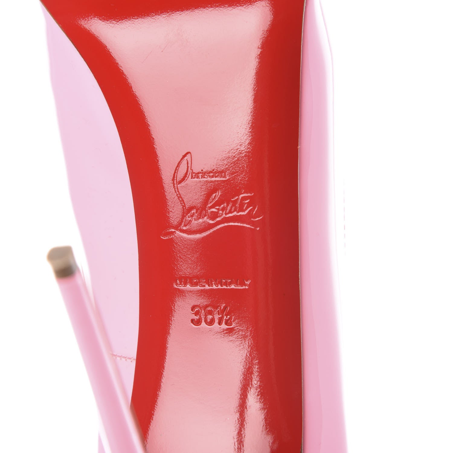 Christian Louboutin Patent New Very Prive 120 Pumps 38.5 Dolly 7 of 7