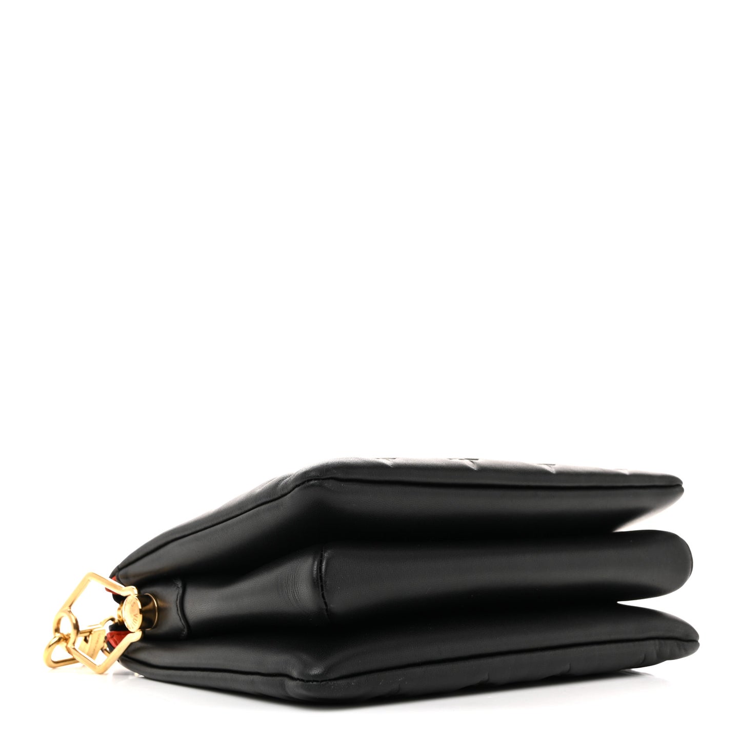 Lambskin Embossed Monogram Coussin BB Black