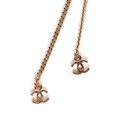 Chanel Irregular Pearl CC Long Necklace Gold 4 of 5