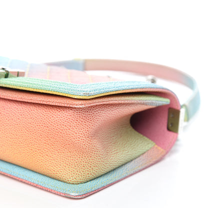 Chanel Caviar Quilted Medium Cuba Rainbow Boy Flap Multicolor 9 of 12