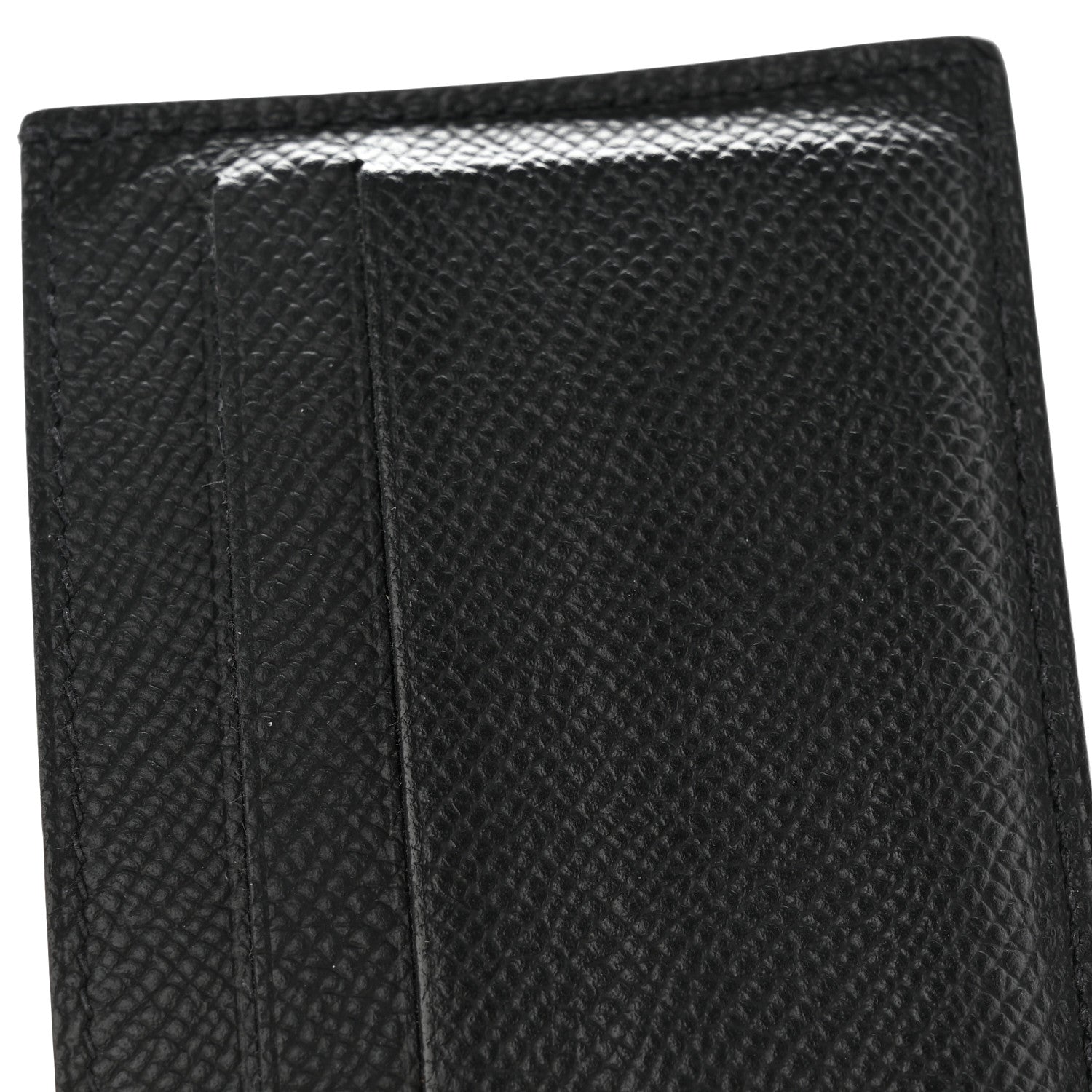 Hermes Epsom Citizen Twill Card Case Black 6 of 7
