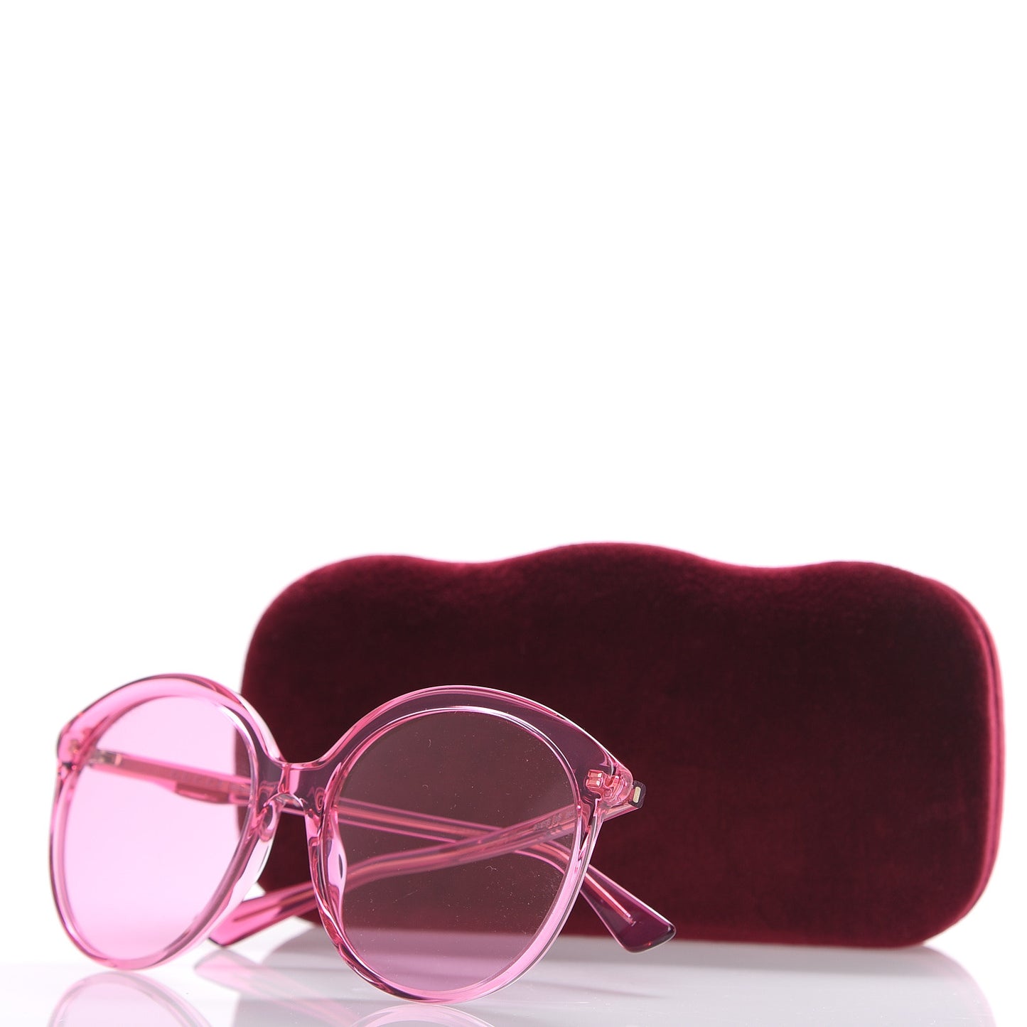 Acetate GG Sunglasses GG0257S Pink