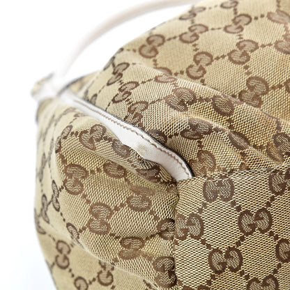 Gucci Monogram Large D Gold Hobo Off White 11 of 14