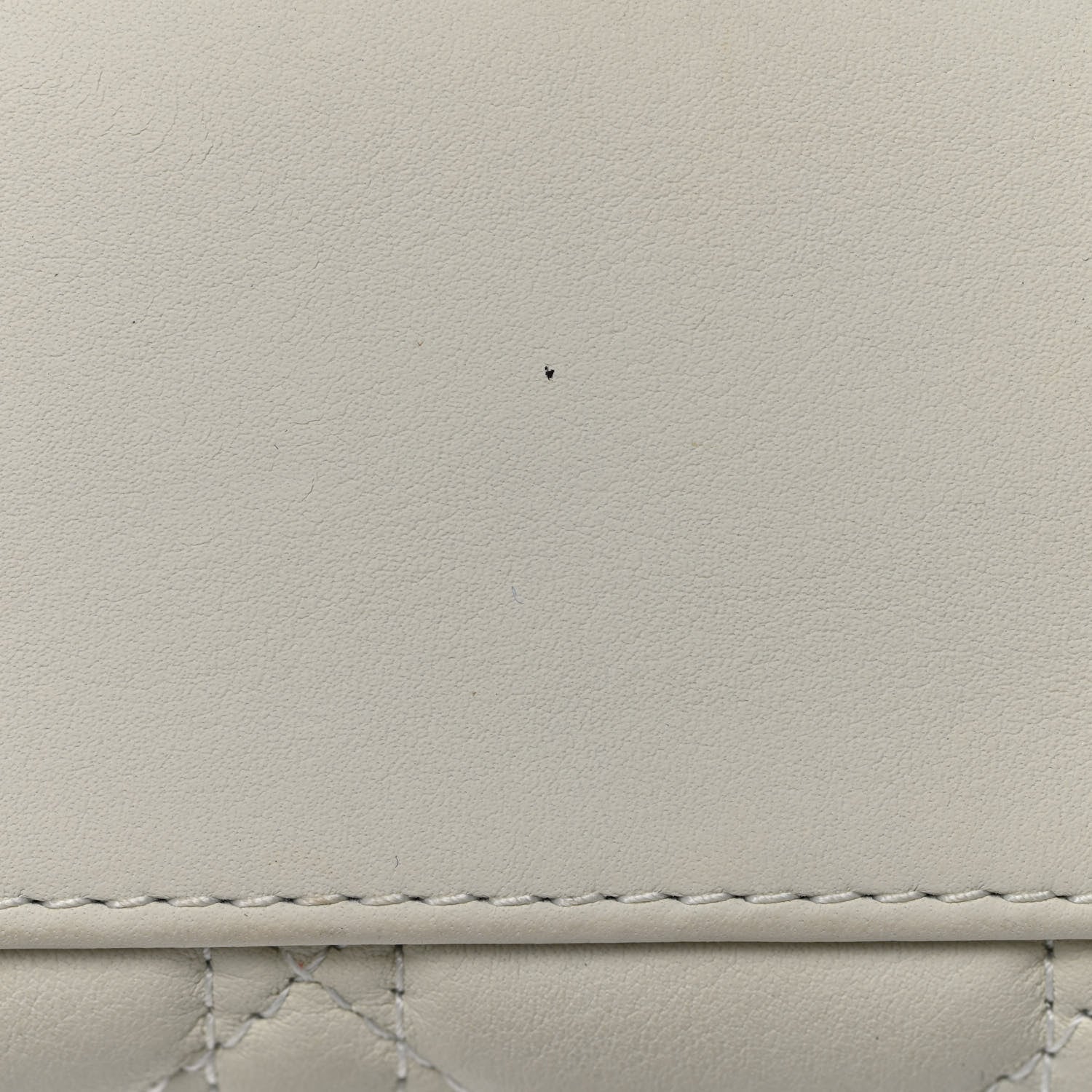 Christian Dior Ultra Matte Calfskin Cannage Mini Lady Dior White 18 of 20