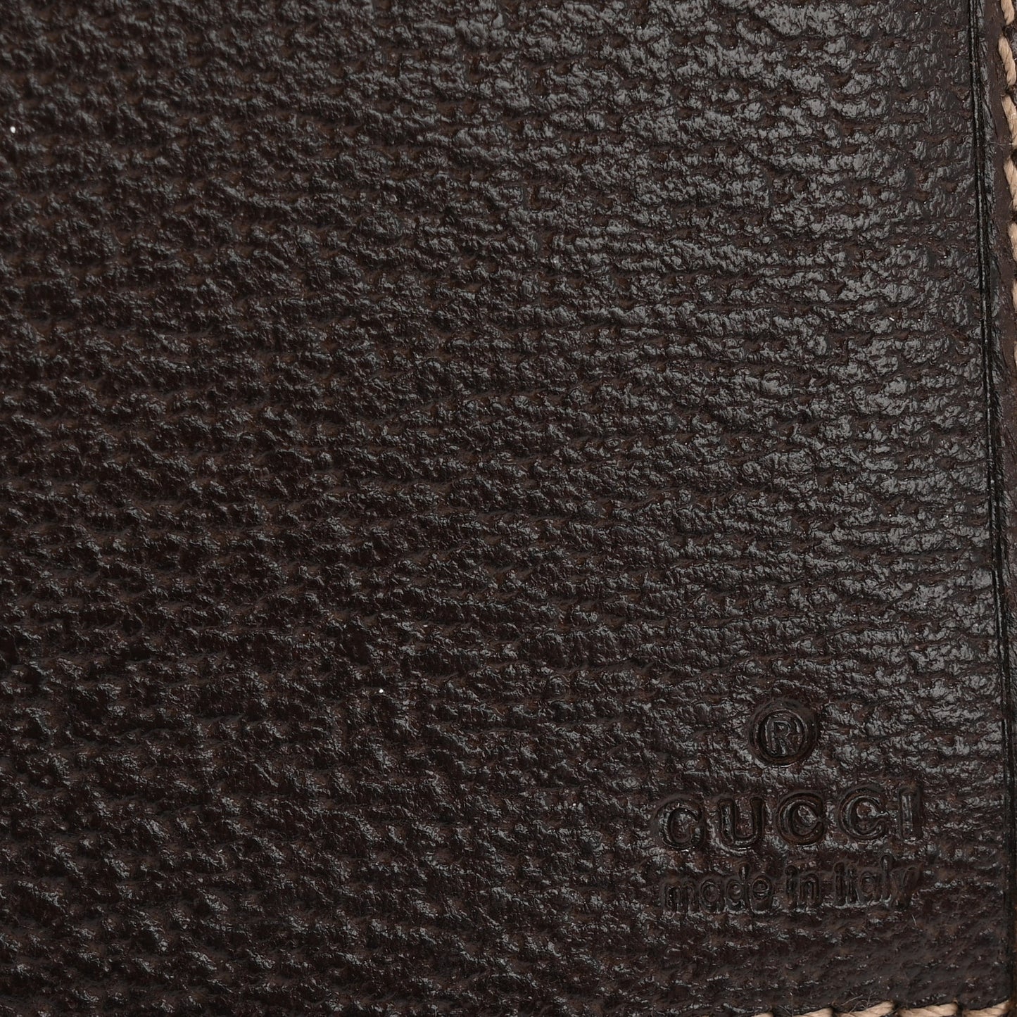 Crystal Monogram Continental Charmy Wallet Brown