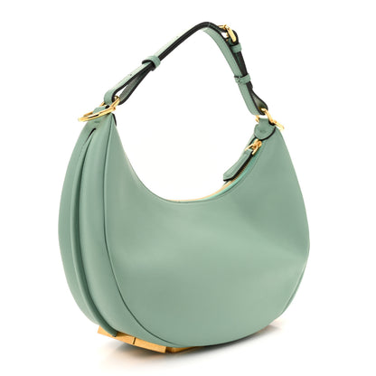 Fendi Vitello Grace Matte Small Fendigraphy Hobo Bag Menta 3 of 14