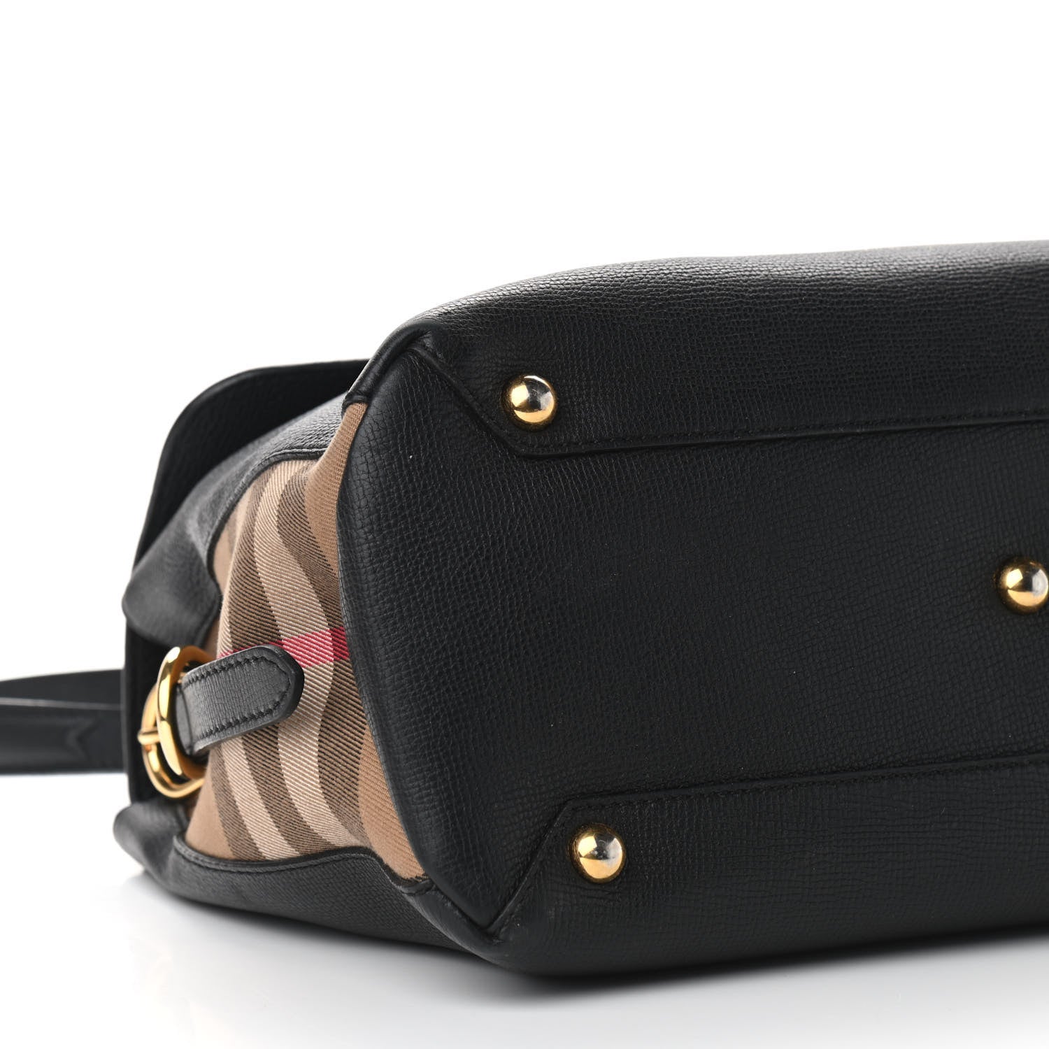 Burberry Derby Calfskin House Check Medium Camberley Black 5 of 12