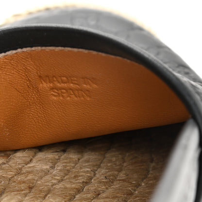 Gucci Microguccissima Signature Espadrilles 38.5 Black 9 of 11