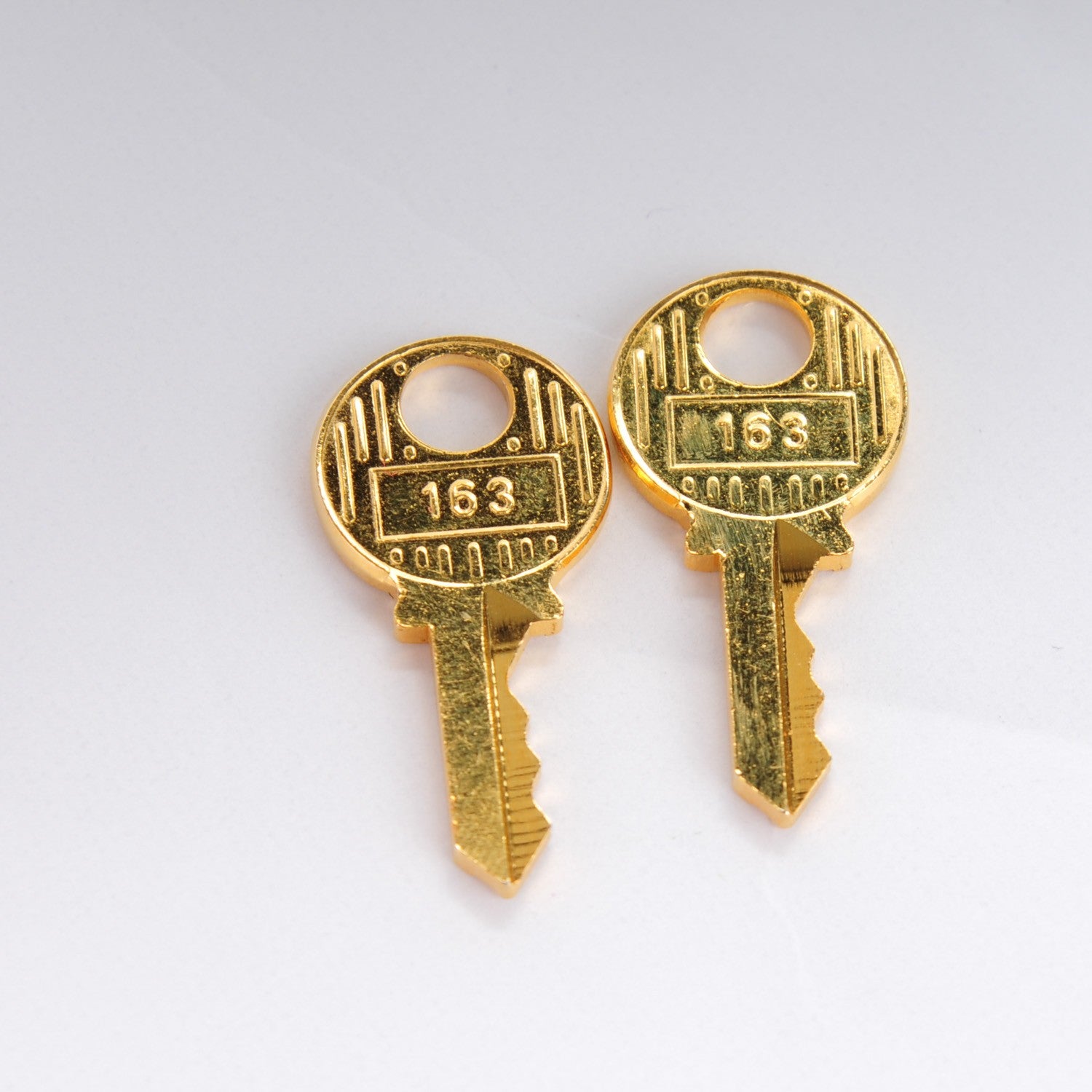 Hermes Gold Plated HAC 40 Cadena Lock and Key Set 148498