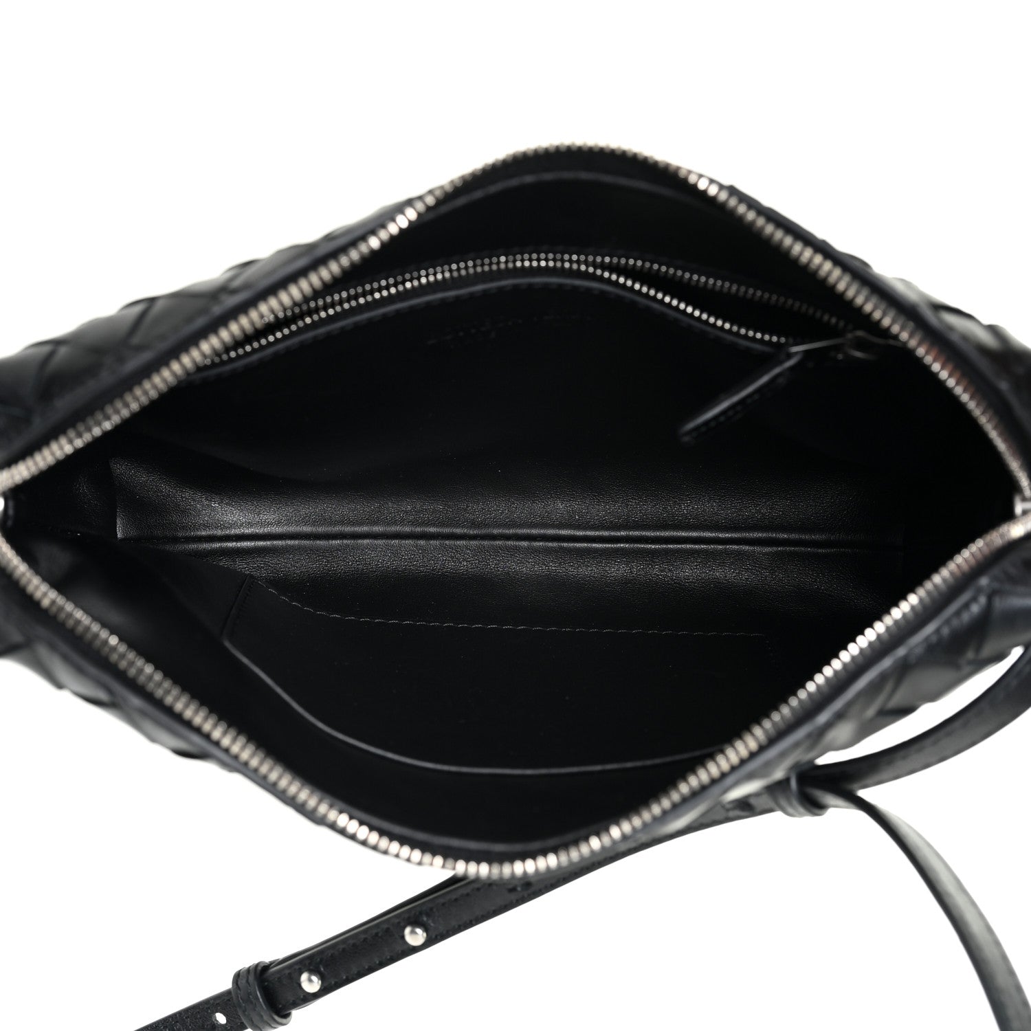 Bottega Veneta Nappa Intrecciato Nodini Mini Crossbody Black 5 of 9