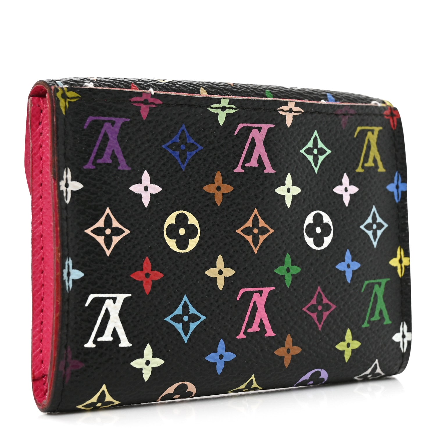 Louis Vuitton Monogram Multicolor Business Card Holder Black Grenade 3 of 7