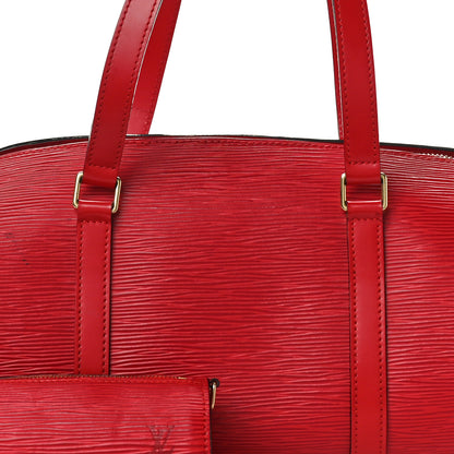 Louis Vuitton Epi Soufflot Castillan Red 8 of 11