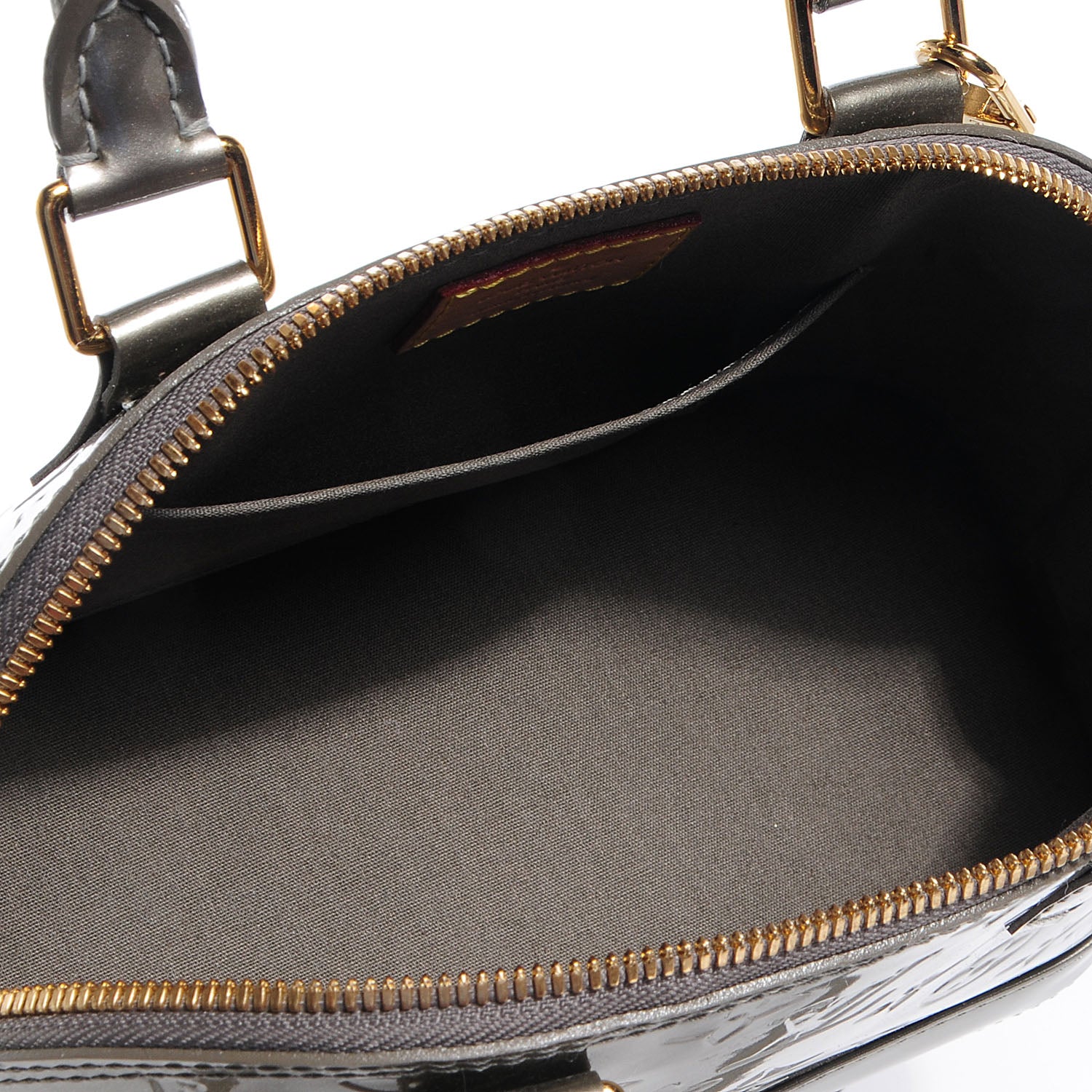 Louis Vuitton Vernis Alma BB Gris Art Deco 6 of 8