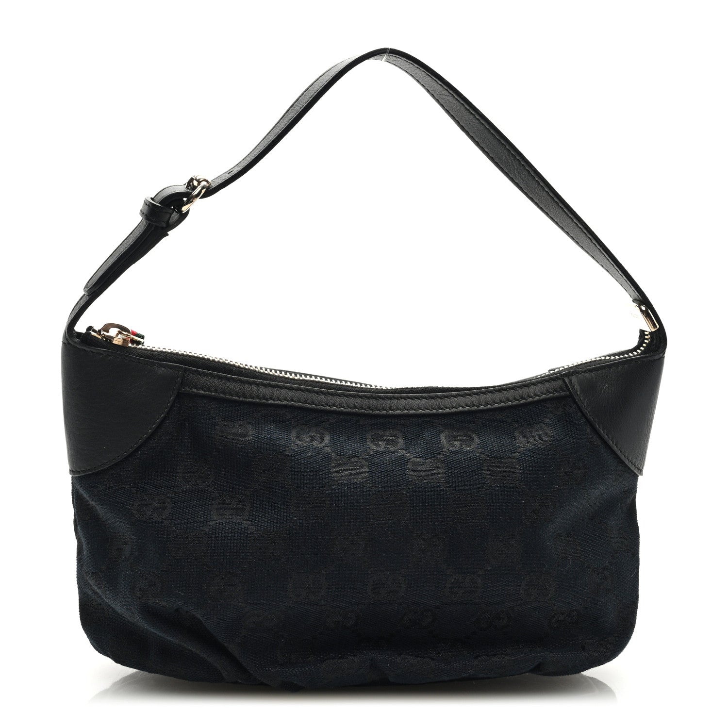 Gucci Monogram Pochette Black 1 of 8