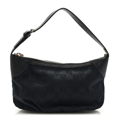 Gucci Monogram Pochette Black 1 of 8