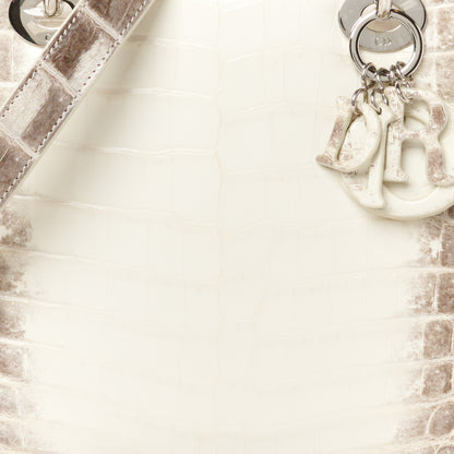 Christian Dior Niloticus Crocodile Himalaya Medium Lady Dior White 8 of 12