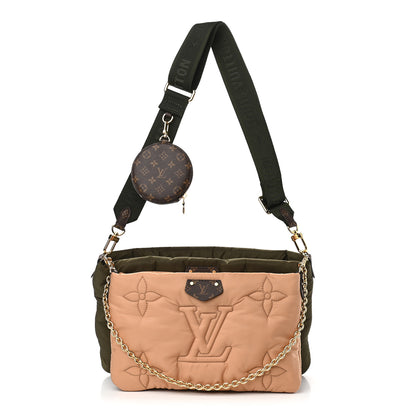 Louis Vuitton Econyl Monogram Pillow Maxi Multi Pochette Accessories Kaki Beige 1 of 8