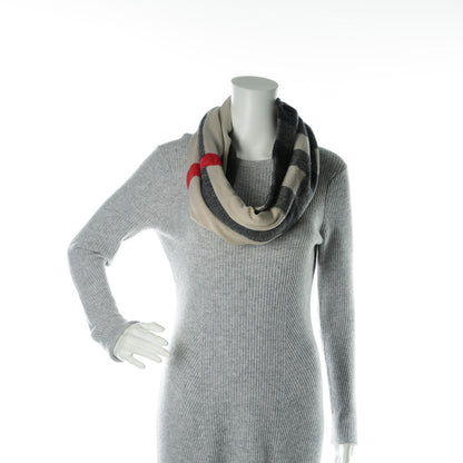 Burberry Wool Check Snood Scarf 2 of 3