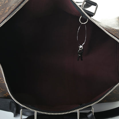 Louis Vuitton Monogram Macassar Keepall Bandouliere 45 4 of 4