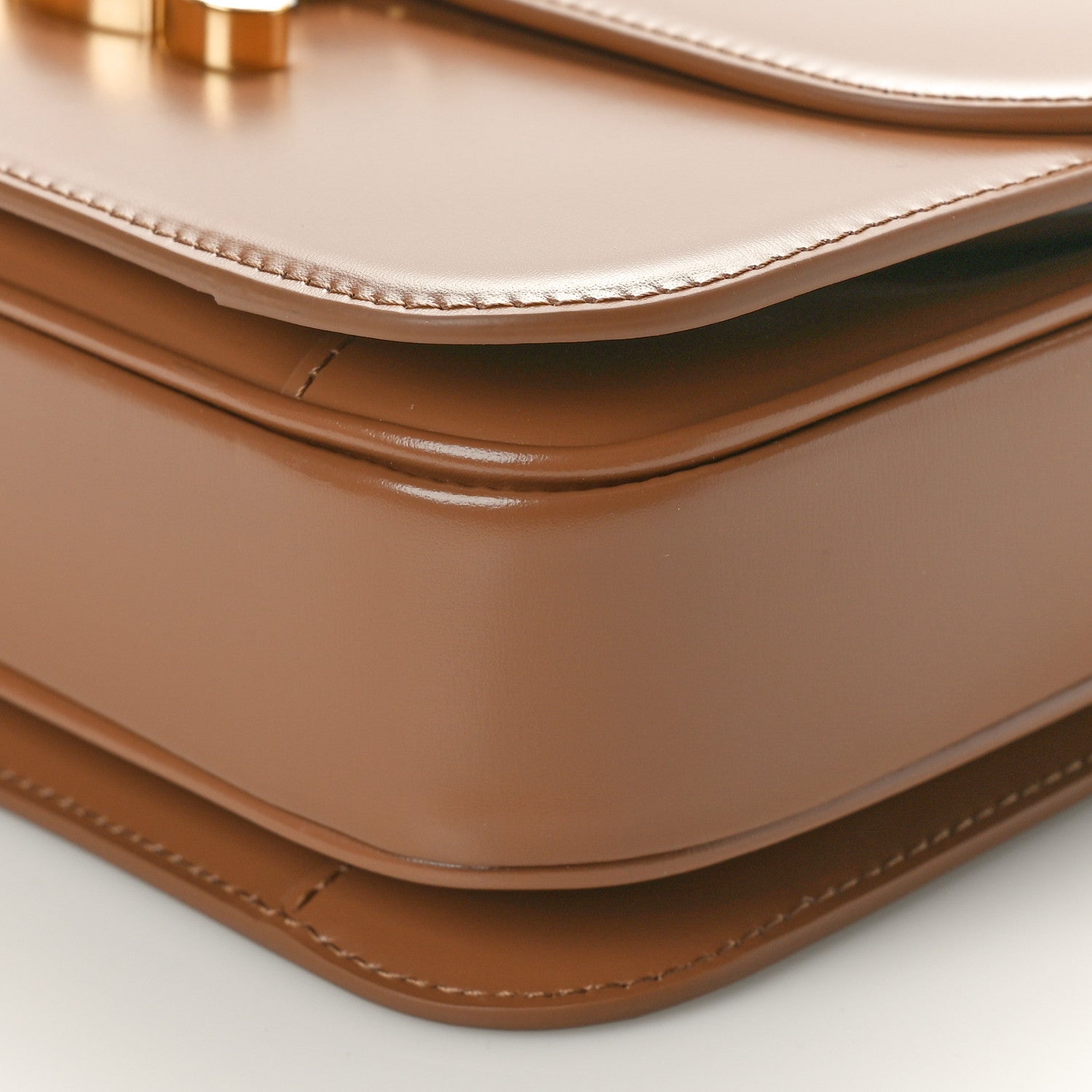 Celine Shiny Calfskin Medium Triomphe Bronze 11 of 11