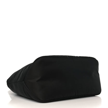 Prada Tessuto Nylon Soft Padded Small Shopping Tote Black 4 of 8