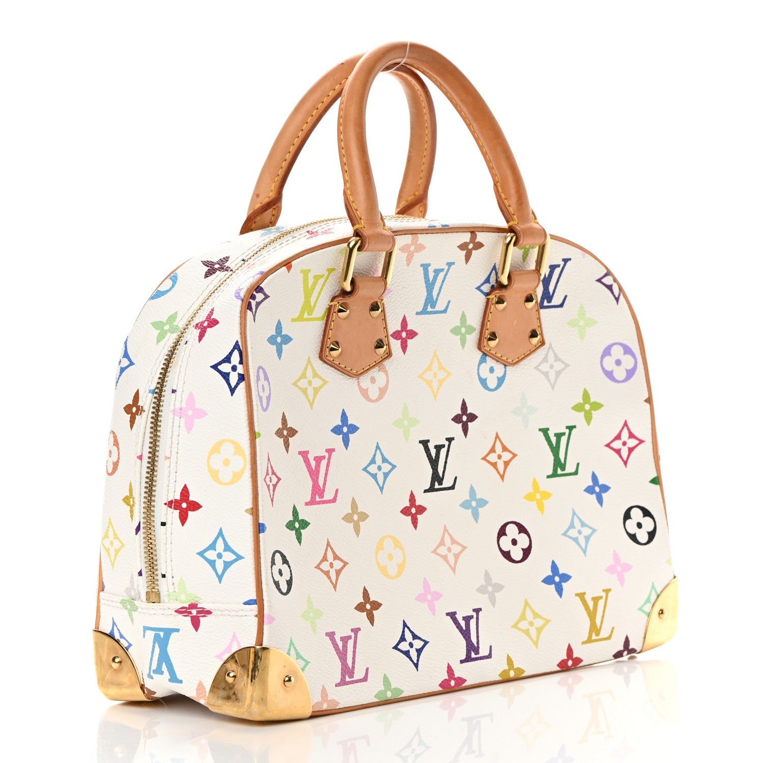 Louis Vuitton Monogram Multicolor Trouville White 3 of 13