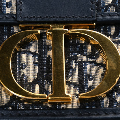Christian Dior Oblique 30 Montaigne Flap Bag Blue 11 of 11
