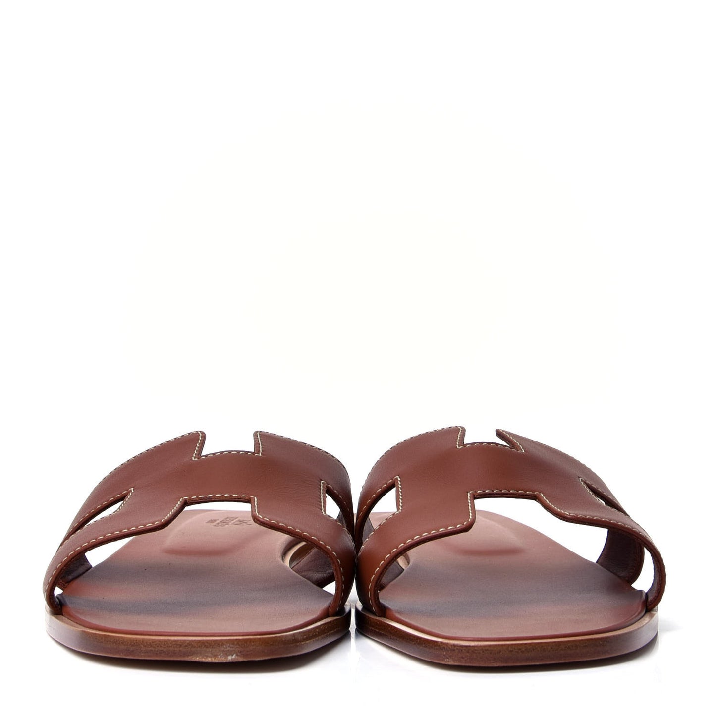 Box Calfskin Oran Sandals 42 Gold