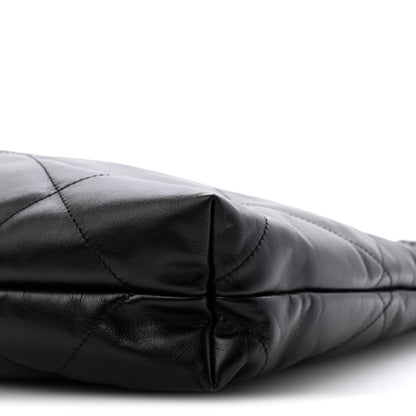 Chanel Shiny Calfskin Quilted Chanel 22 Black 11 of 12