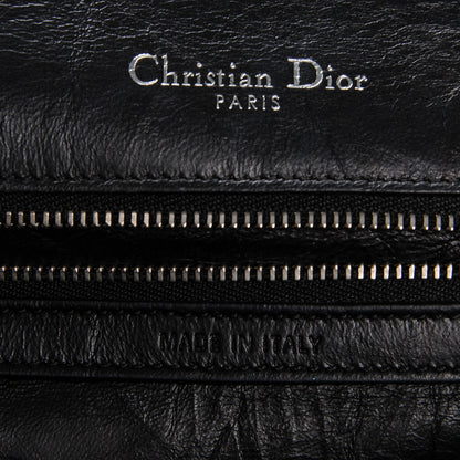 Christian Dior Crinkled Lambskin Cannage Medium Diorama Flap Bag Black 7 of 8