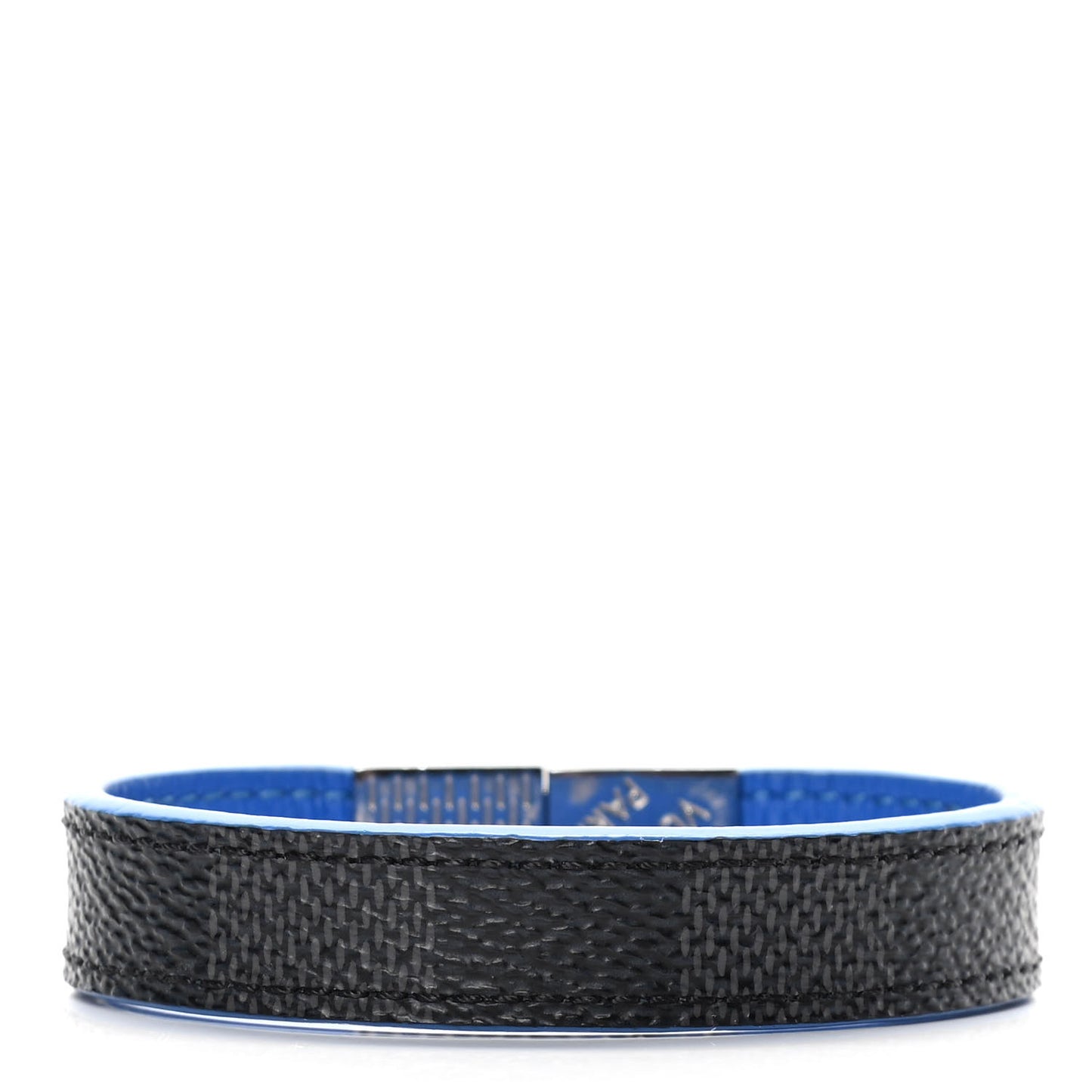 Damier Graphite Pull It Bracelet 21 Blue