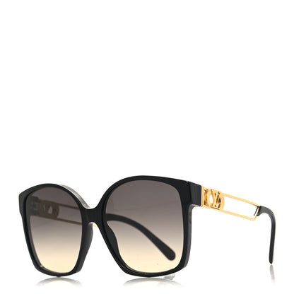 Louis Vuitton Acetate LV Link Sunglasses Z1846W Black 1 of 7
