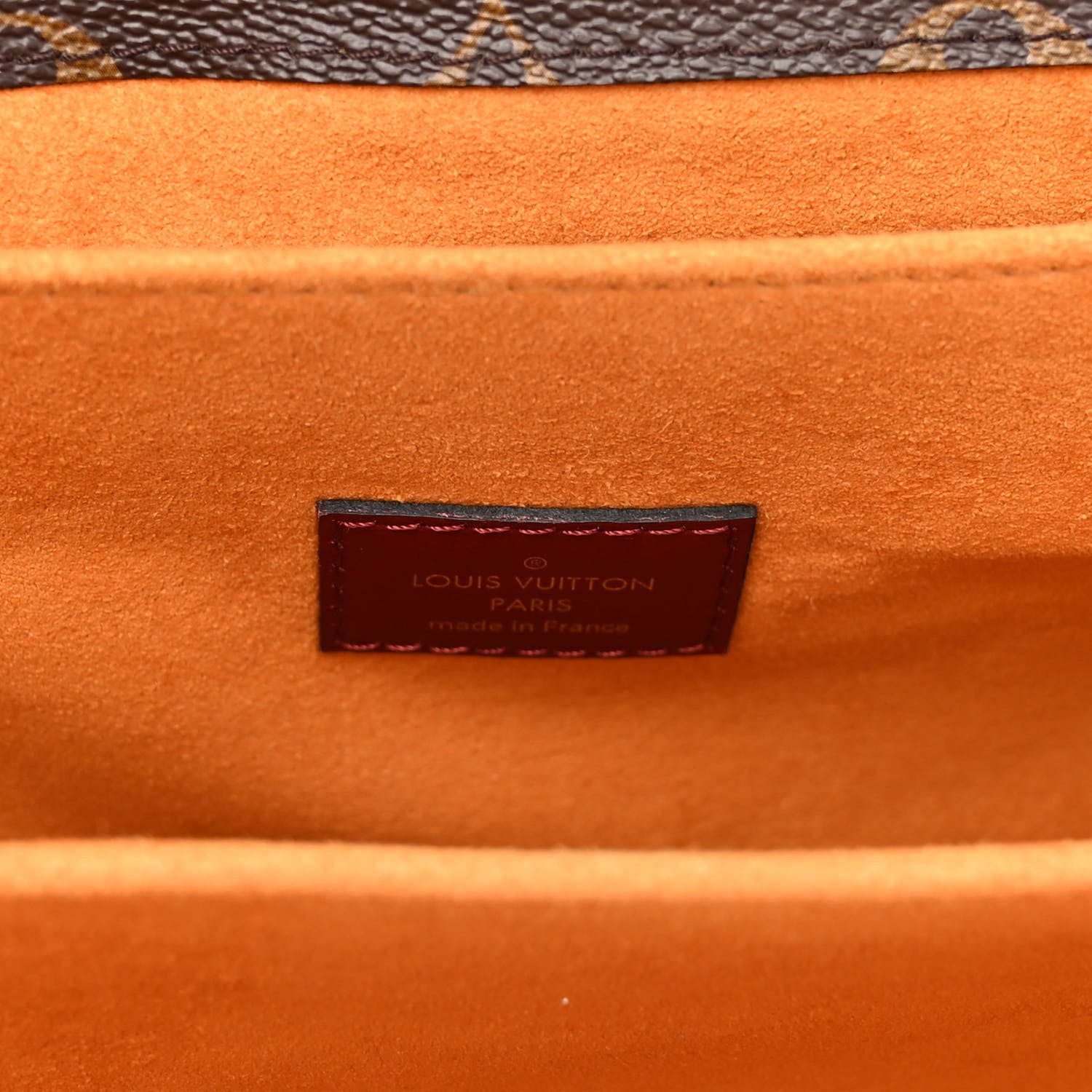 Louis Vuitton Monogram Braided Pochette Metis Safran 6 of 9