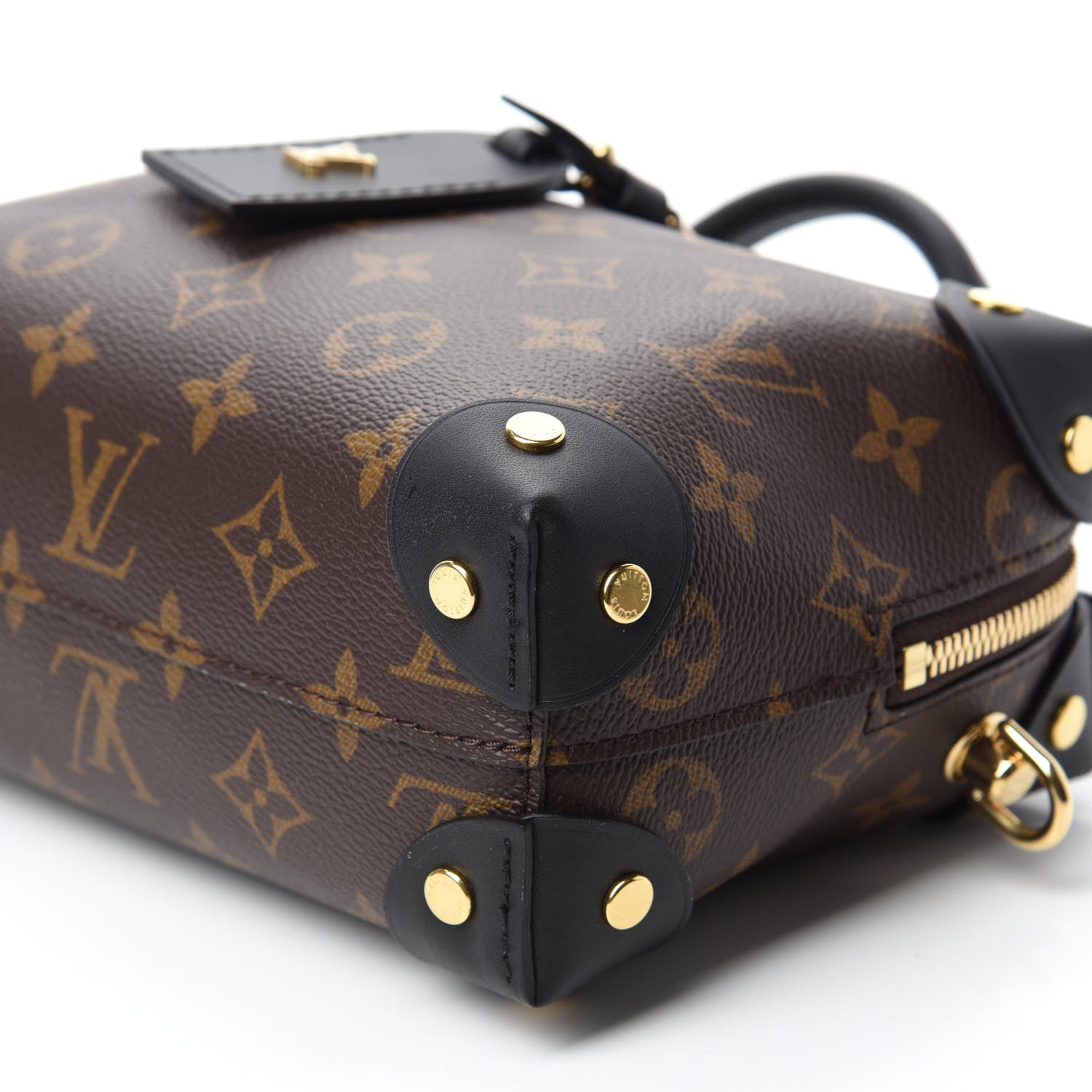 Louis Vuitton Monogram Petite Malle Souple Black 7 of 12