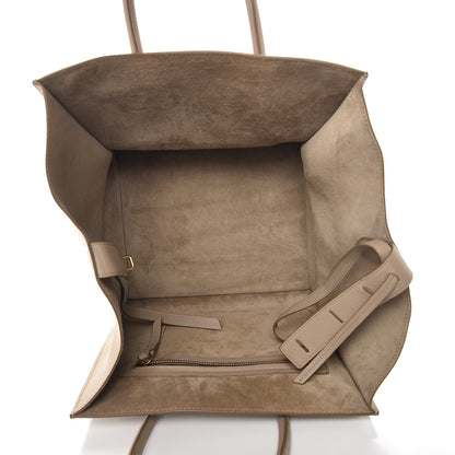 Celine Supple Calfskin Medium Phantom Luggage Beige 5 of 8