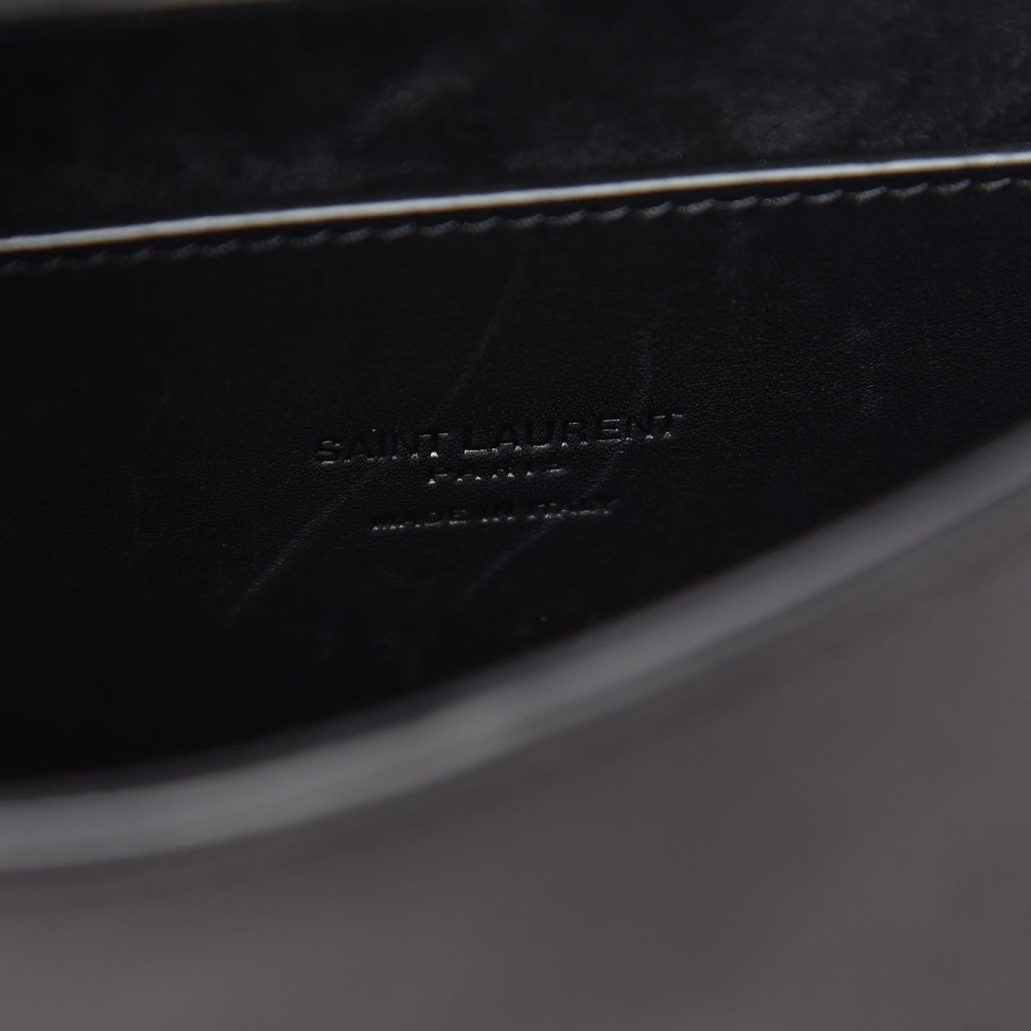 Saint Laurent Smooth Calfskin Classic Monogram Small Kaia Satchel Black 7 of 12